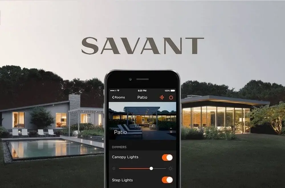 Hệ sinh thái Savant kết nối chiếu sáng, rèm, điều hòa, âm thanh, an ninh và năng lượng