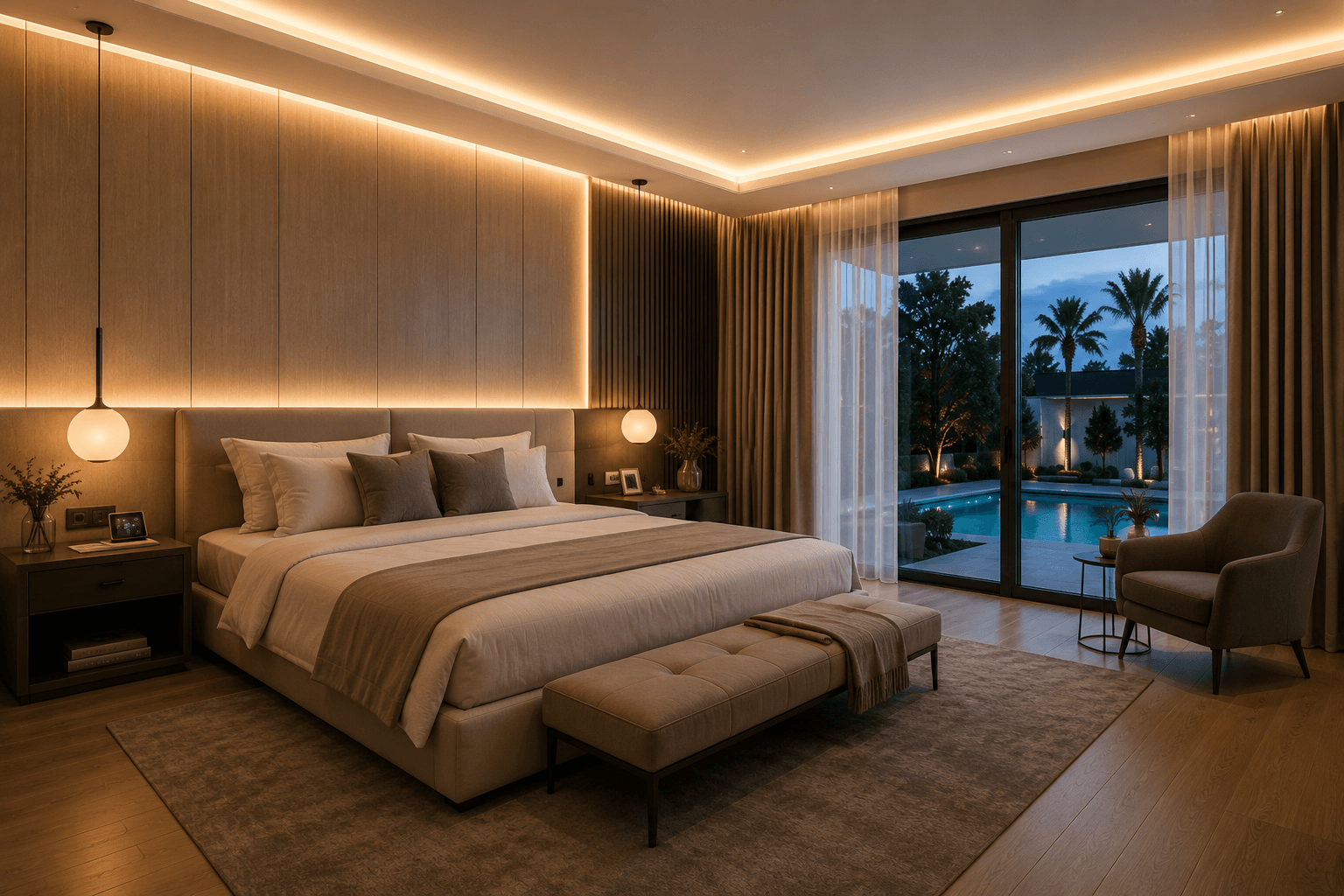 phòng ngủ với các ngữ cảnh thông minh