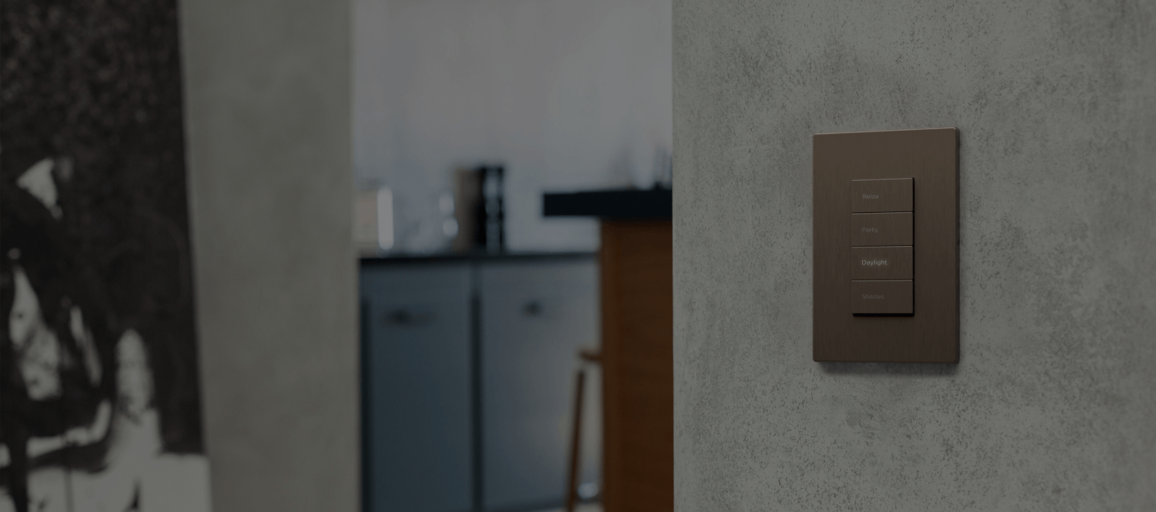 Phím bấm Savant của smarthome cao cấp