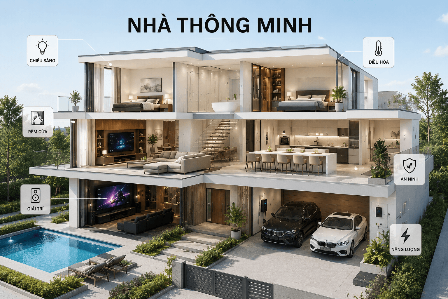 Báo giá lắp đặt nhà thông minh