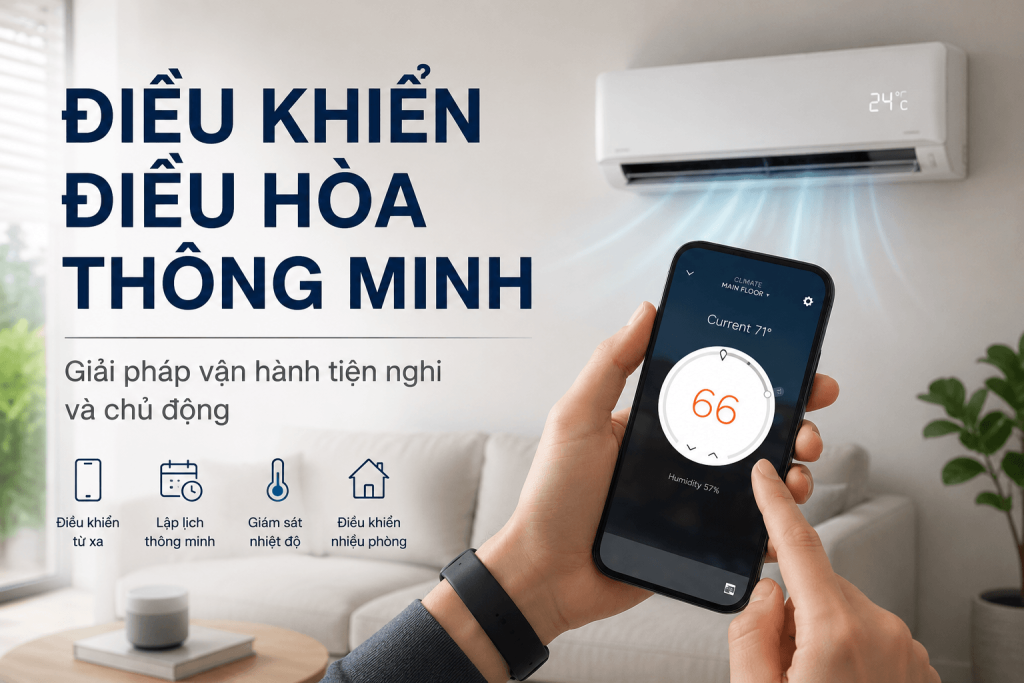 điều khiển điều hòa thông minh