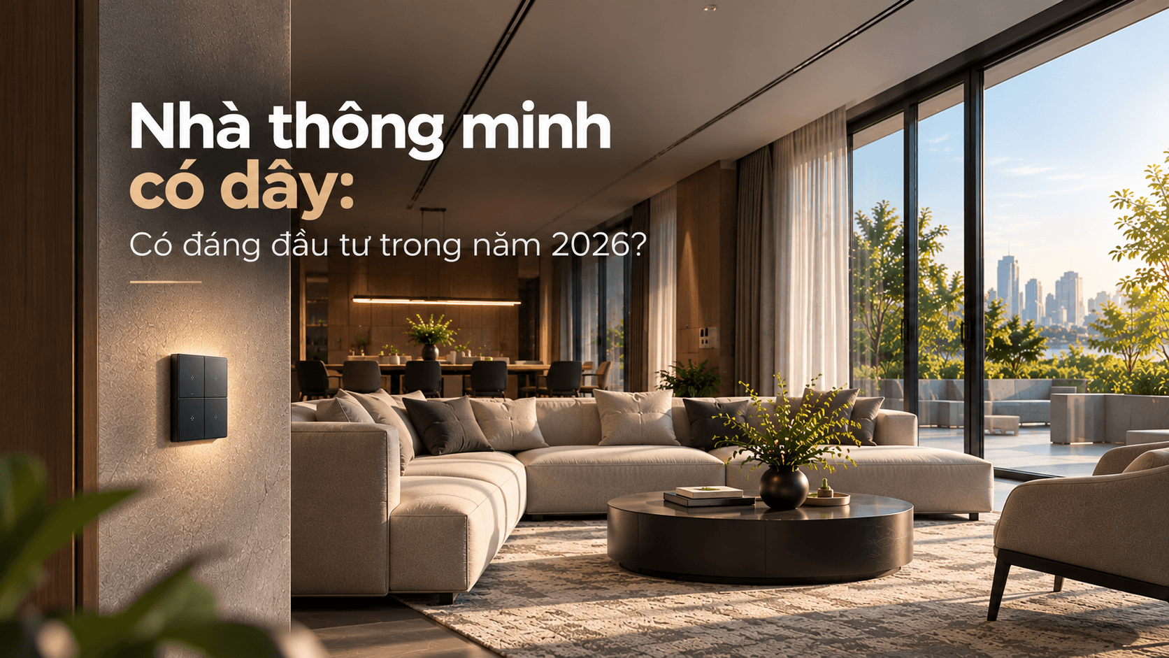 Nhà thông minh có dây: Có đáng đầu tư trong năm 2026