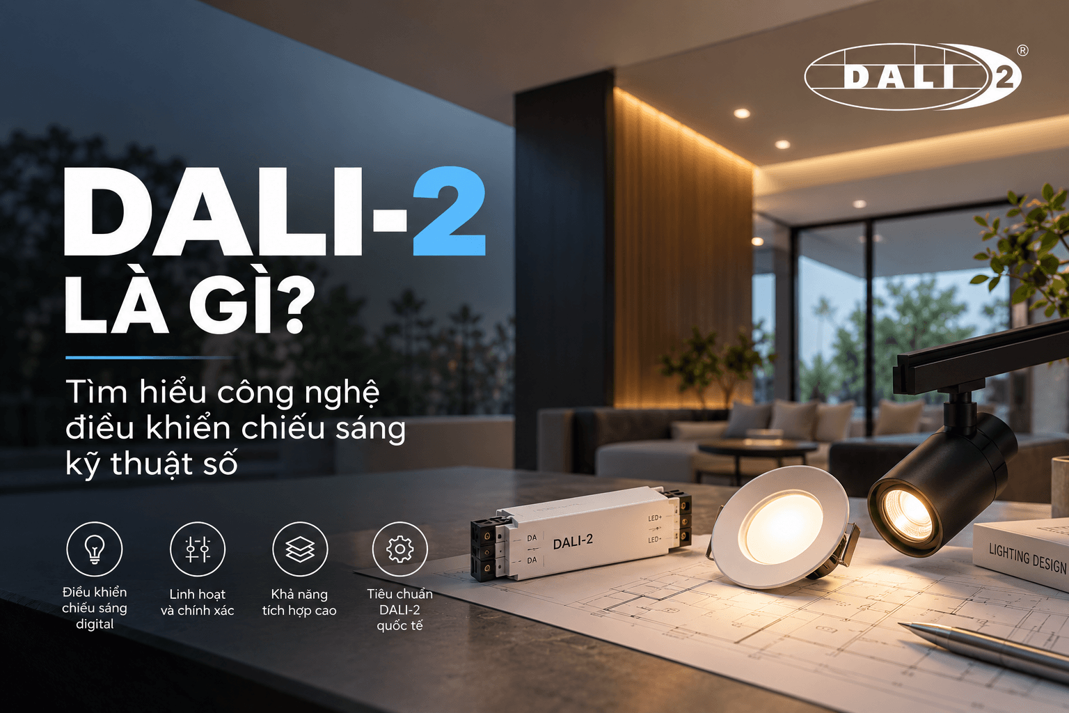 DALI-2 LÀ GÌ - TÌM HIỂU CÔNG NGHỆ ĐIỀU KHIỂN CHIẾU SÁNG KỸ THUẬT SỐ