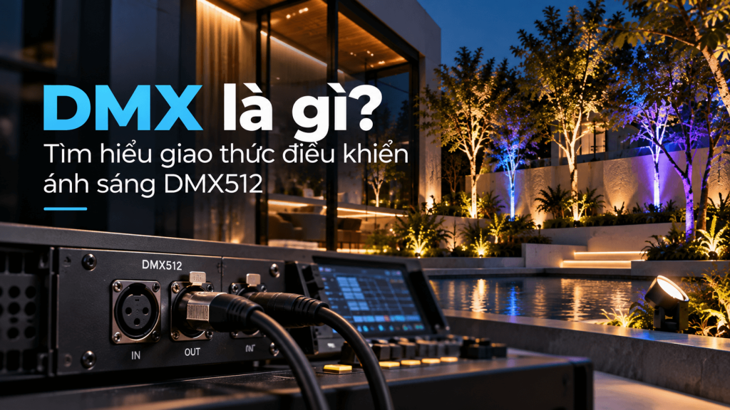 DMX la gi Tim hieu giao thuc dieu khien anh sang DMX512 1