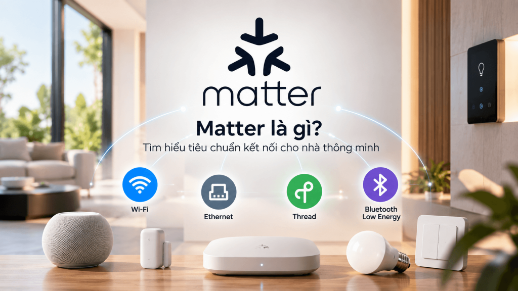 Matter là gì? Tìm hiểu tiêu chuẩn kết nối cho nhà thông minh