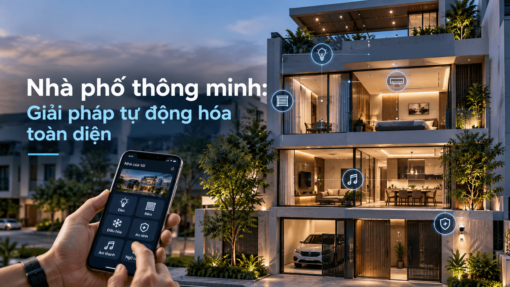 Nhà phố thông minh - Giải pháp tự động hóa toàn diện
