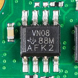 Texas Instruments VN08 (SN75HVD08) - wide supply range RS485 transceiver
